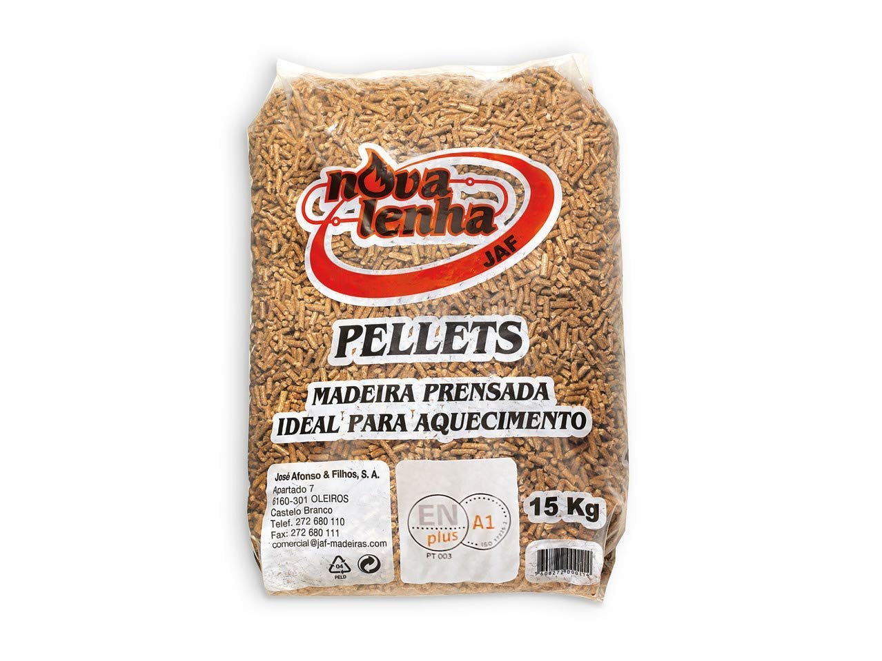 Pellets NOVA LENHA – 77 sacos de 15 kg
