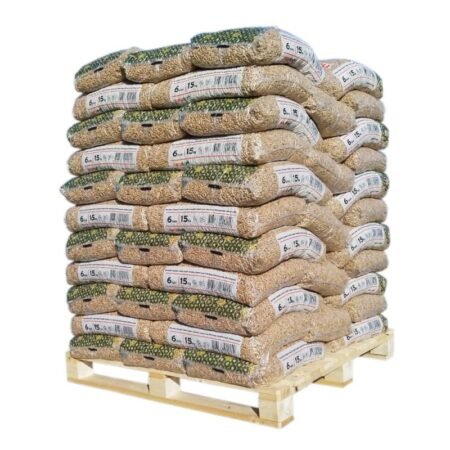 PELLETS NATURKRAFT – PALETE DE 66 SACOS DE 15 KG