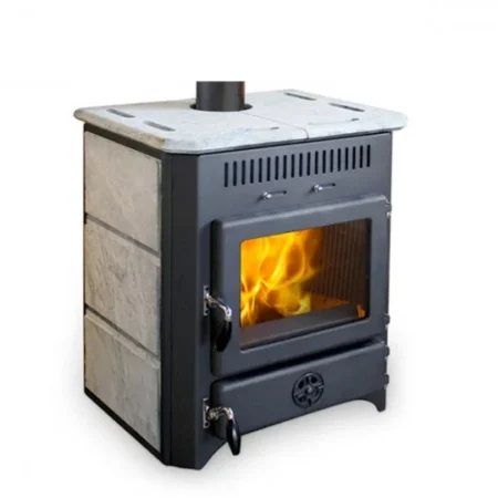Fogão a lenha com caldeira Thermo Vulcan de 18 kW